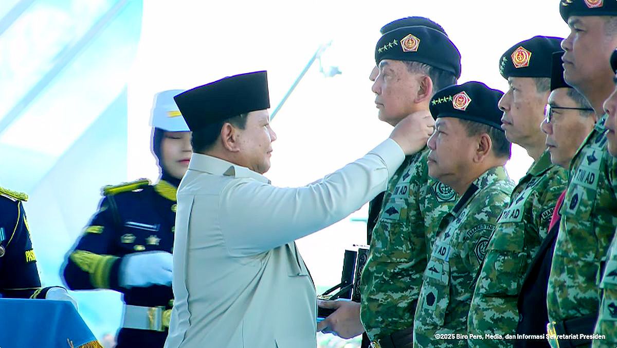 Presiden Prabowo Lantik Jenderal Tandyo 