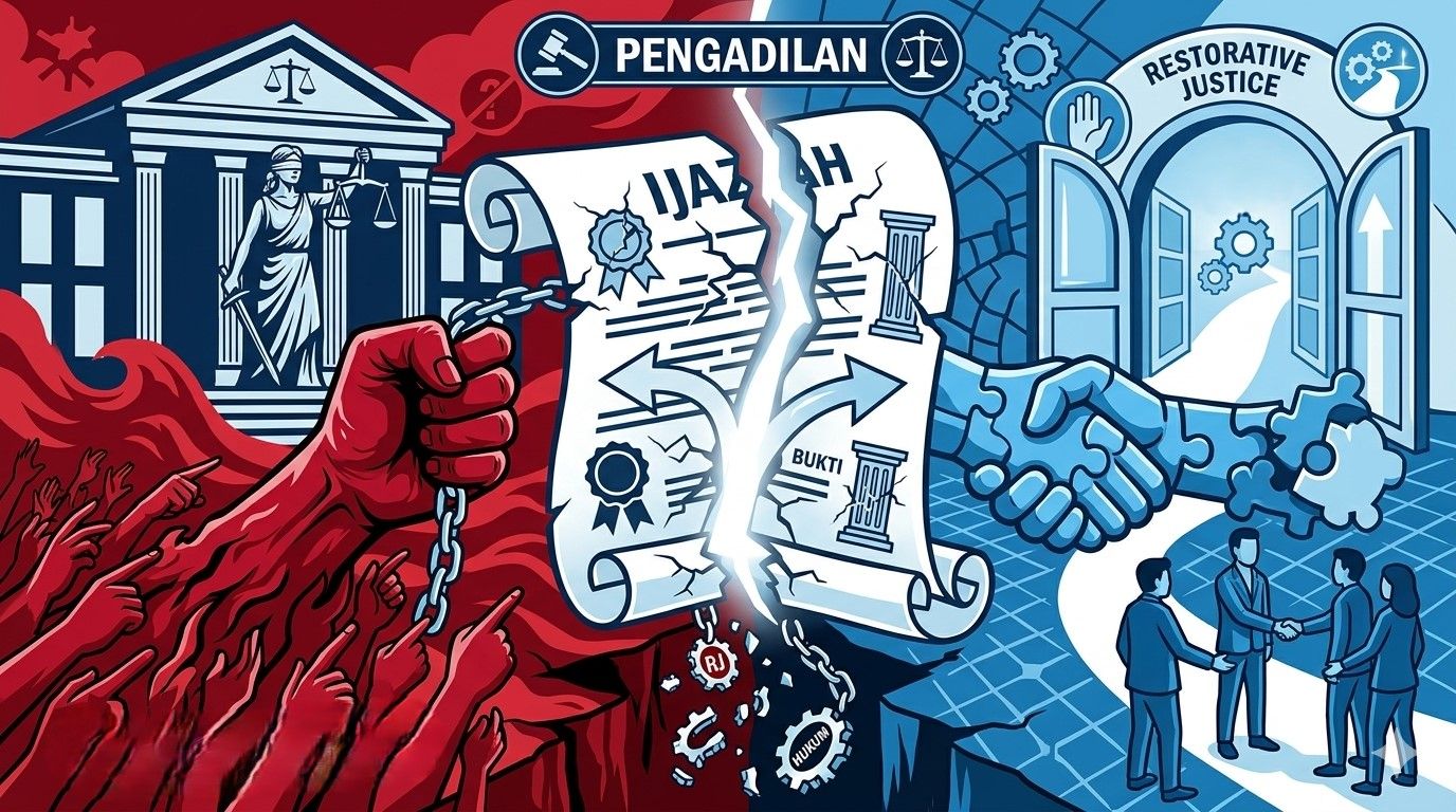 Langkah Damai di Kasus Ijazah Jokowi Tuai Kritik Aktivis