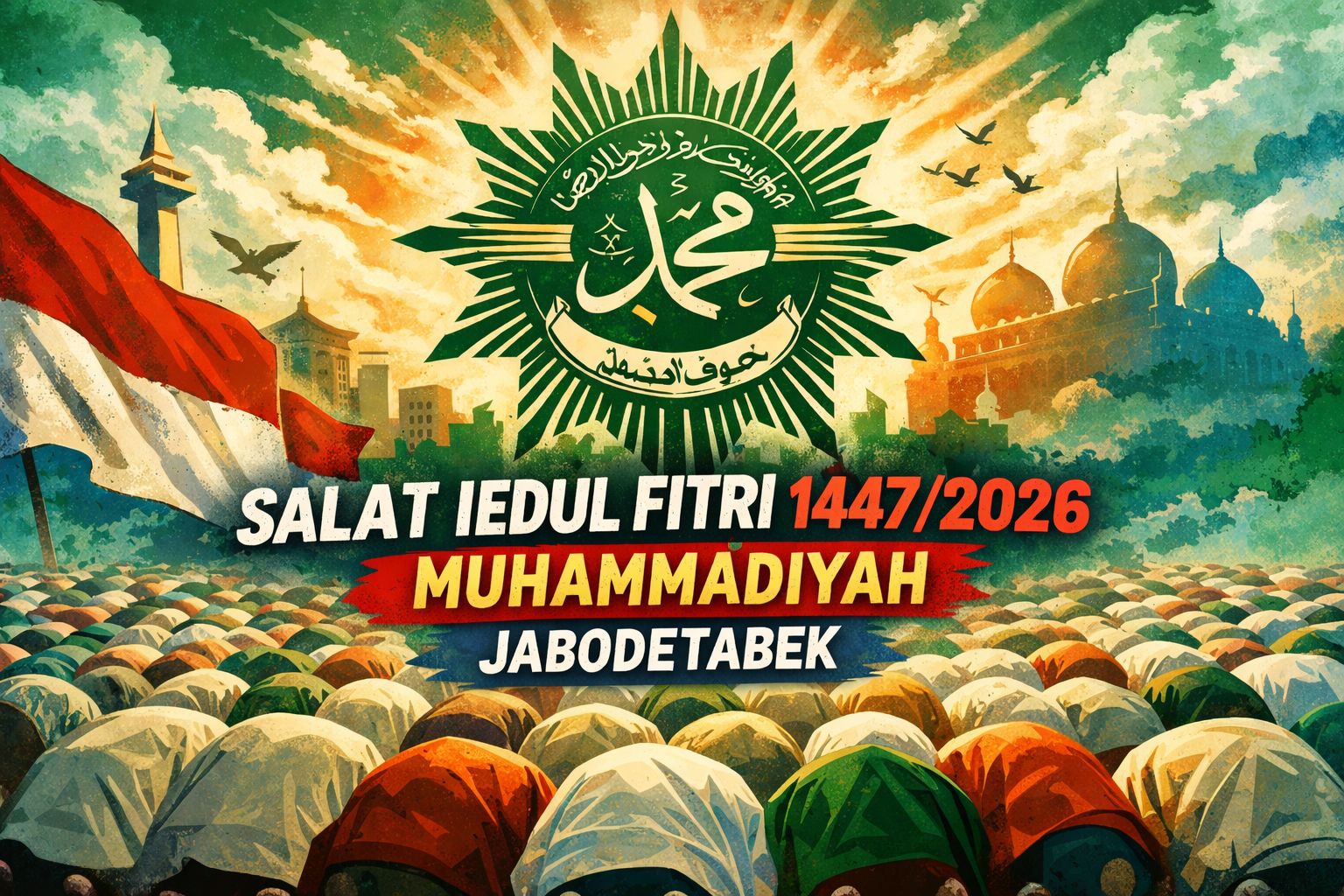 Lengkap! Lokasi Salat Idul Fitri Muhammadiyah 20 Maret 2026 di Jabodebek