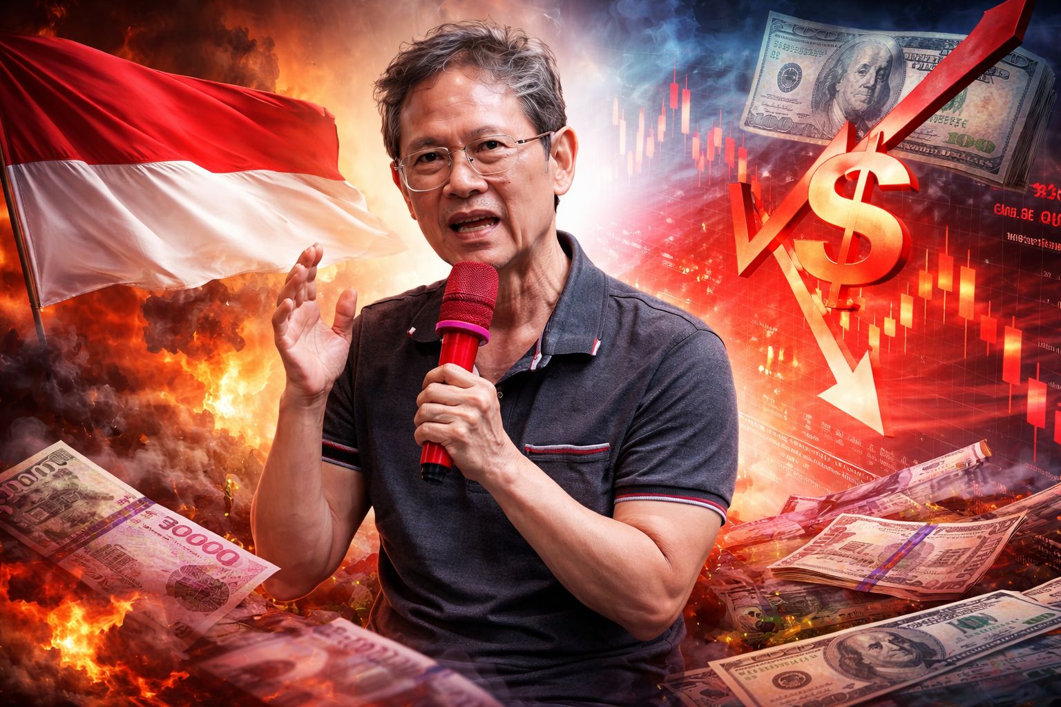 Rupiah di Ujung Ilusi: Cadangan Devisa Besar, Risiko Krisis Nyata